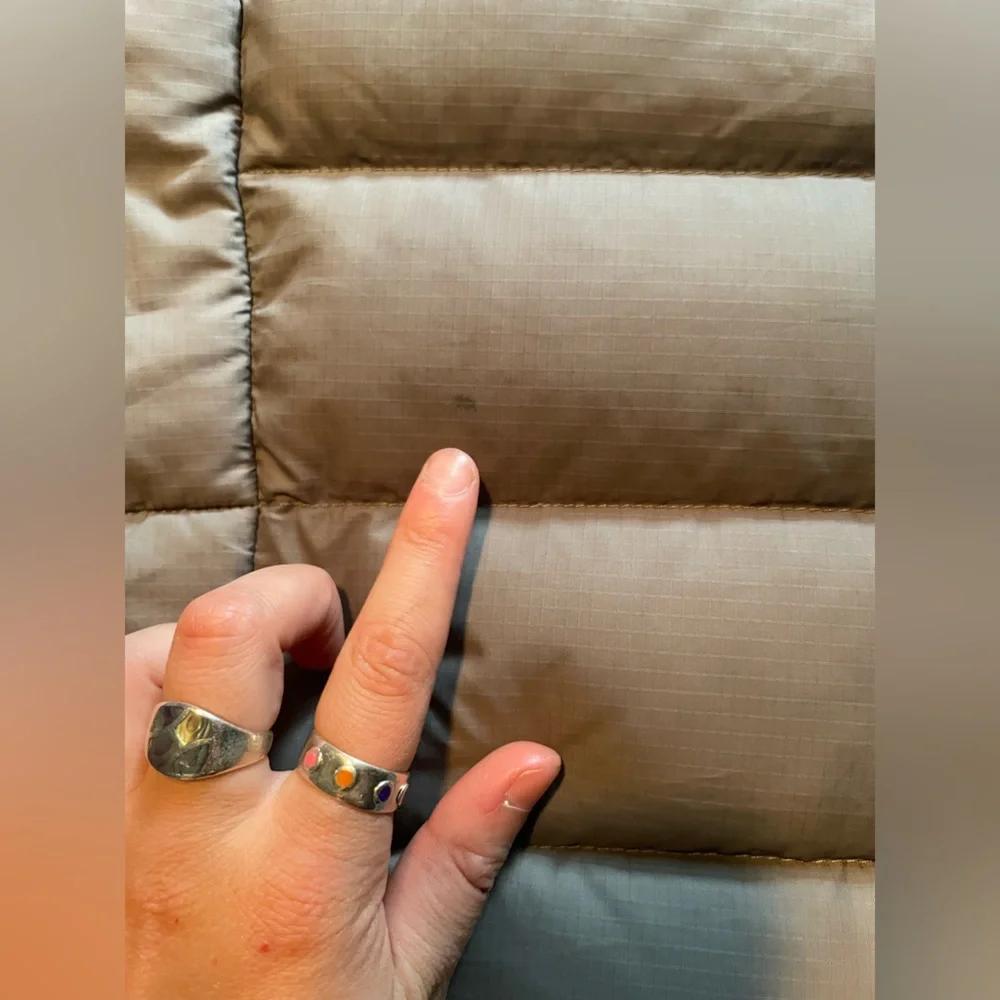 NorthFace 550 Insulated Goose Down Grey Vest 🪿 - Picture 6 of 6